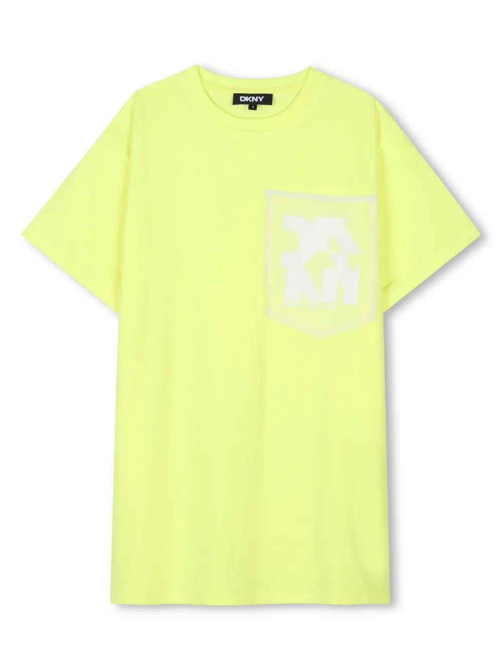 

Платье-футболка с логотипом Dkny Kids, желтый
