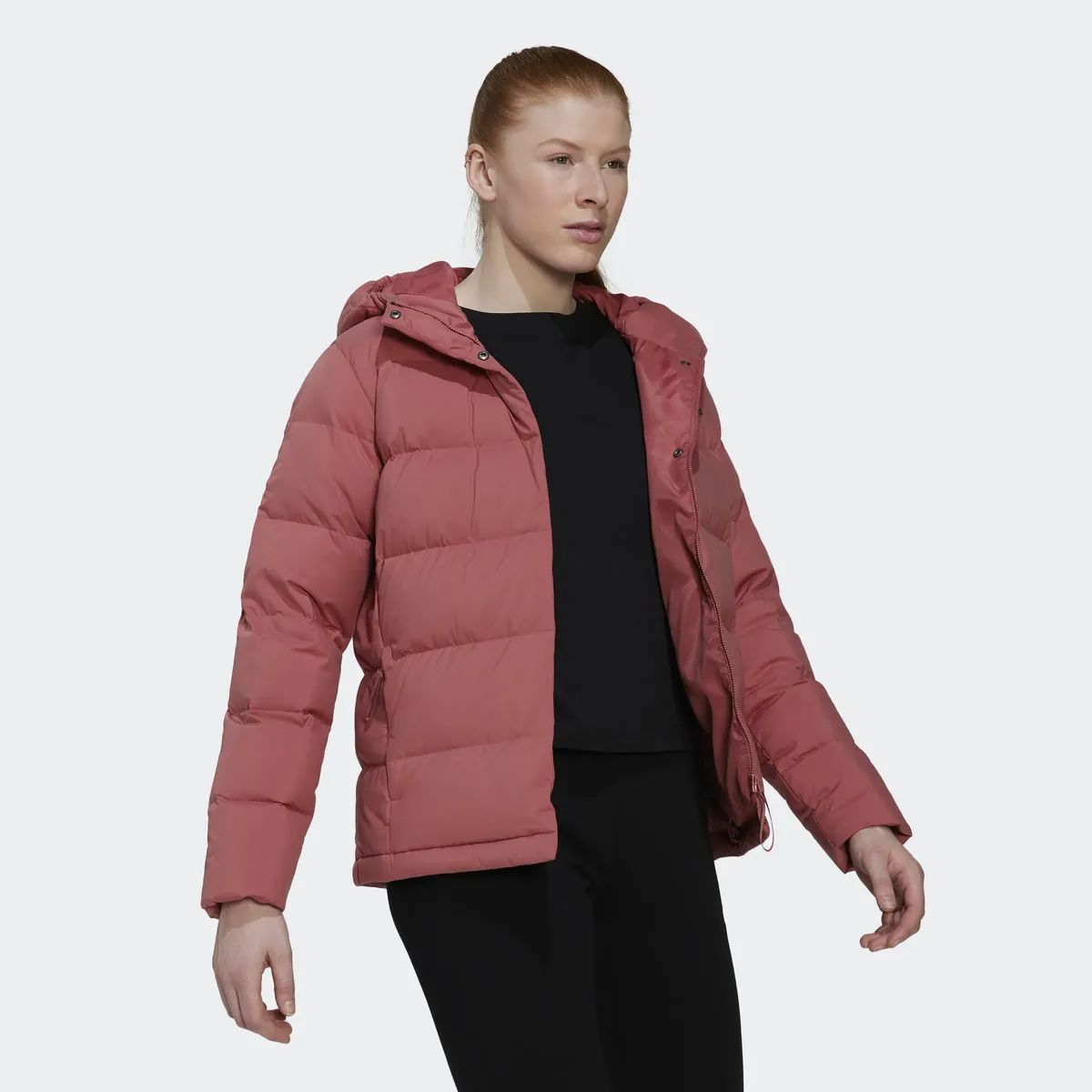 

Adidas Спортивная куртка для активного отдыха "HELIONIC HOODED DOWN JACKET" Adidas Sportswear, цвет Wonder Red