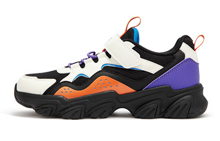 

Кроссовки XTEP Kids Lifestyle Shoes GS Low-top Black/sail White/UV/orange