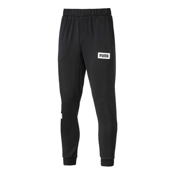 

Брюки track pants logo 'black' Puma, черный