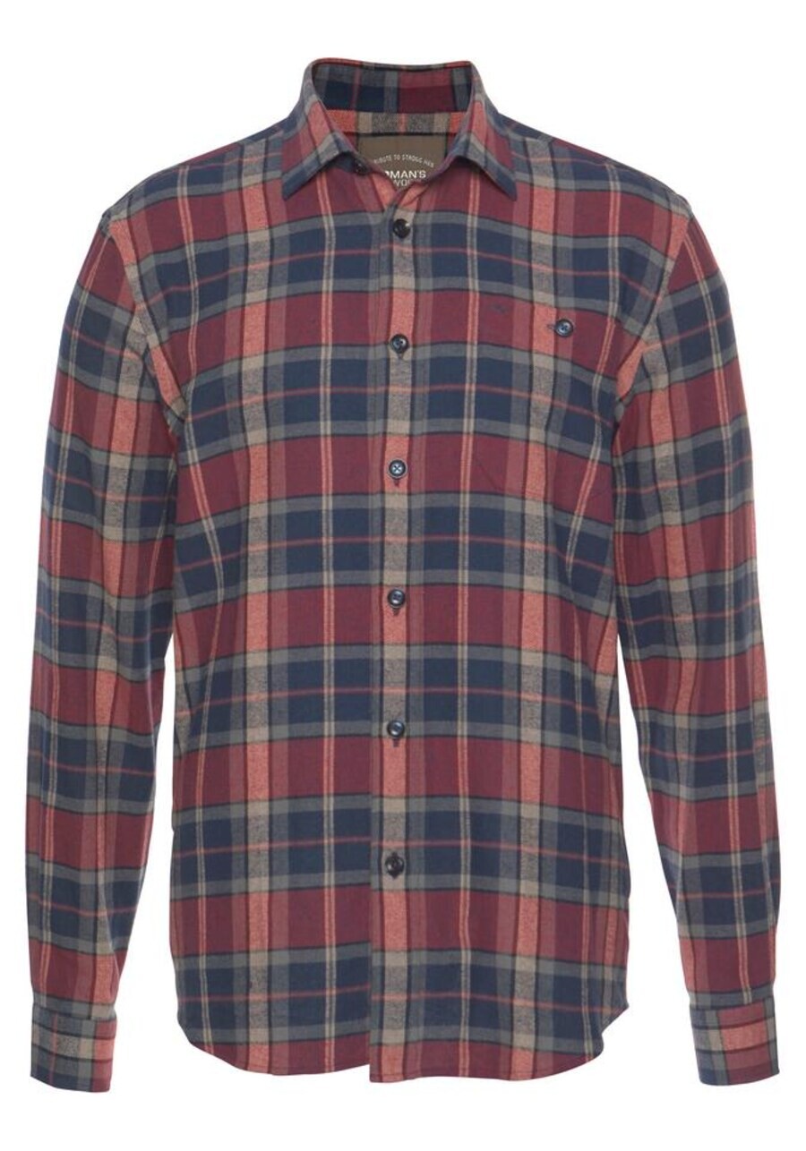 

Рубашка Mans World Regular fit Button Up, пастельно-красный