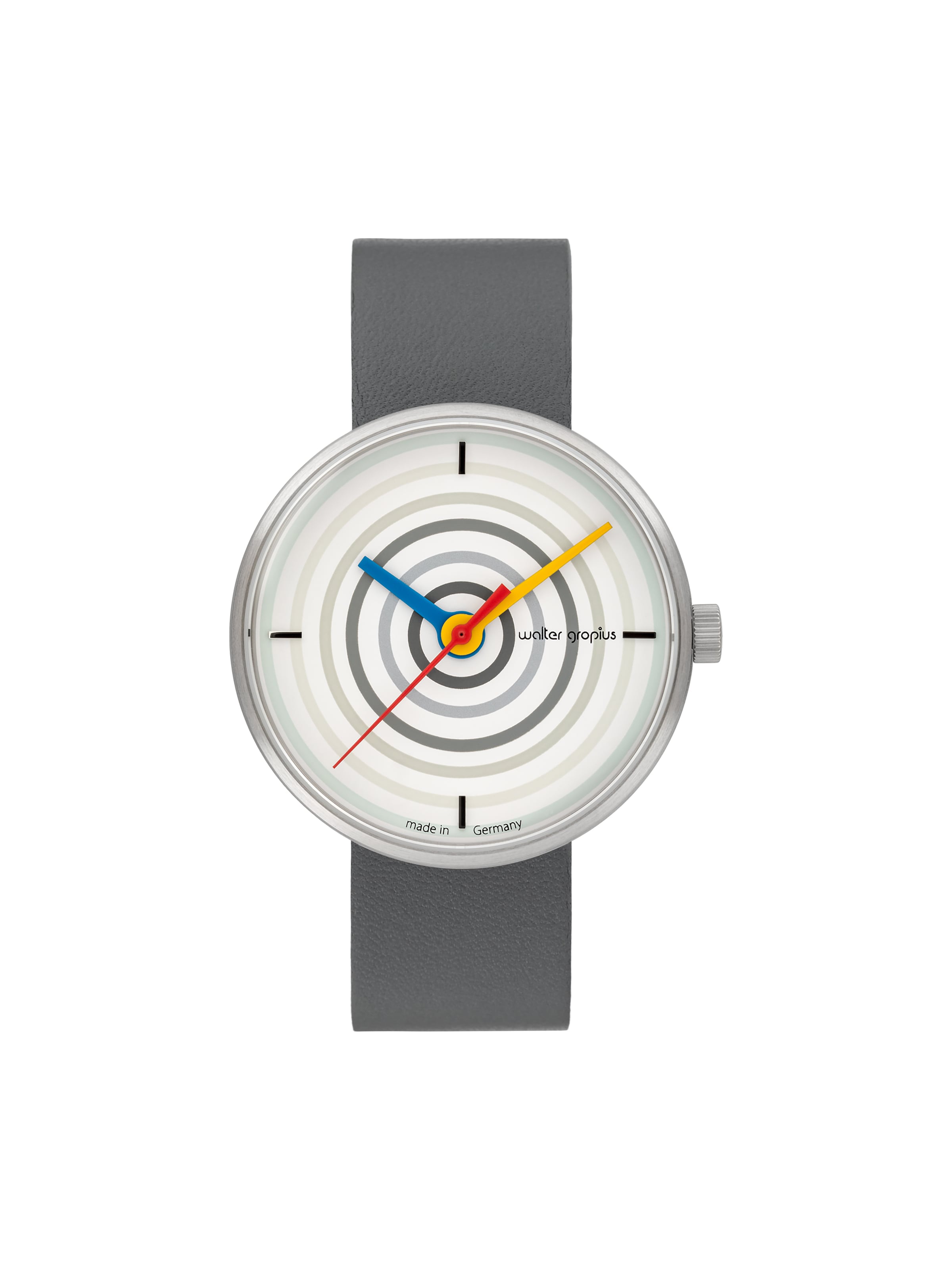 

WALTER GROPIUS Часы Analog 'SPACE LOOPS' в сером цвете