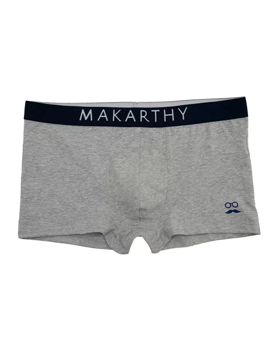 

Трикотажные боксерские шорты на резинке Makarthy, серый