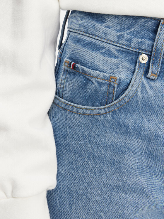 Джинсы свободного кроя WW0WW45922 Tommy Hilfiger, синий — фото 4