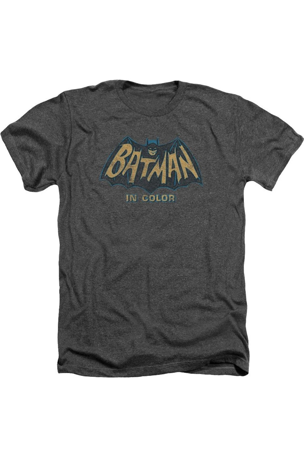 

Бэтмен Классический ТВ In Color Adult Heather Tee / Футболка Gildan, цвет charcoal
