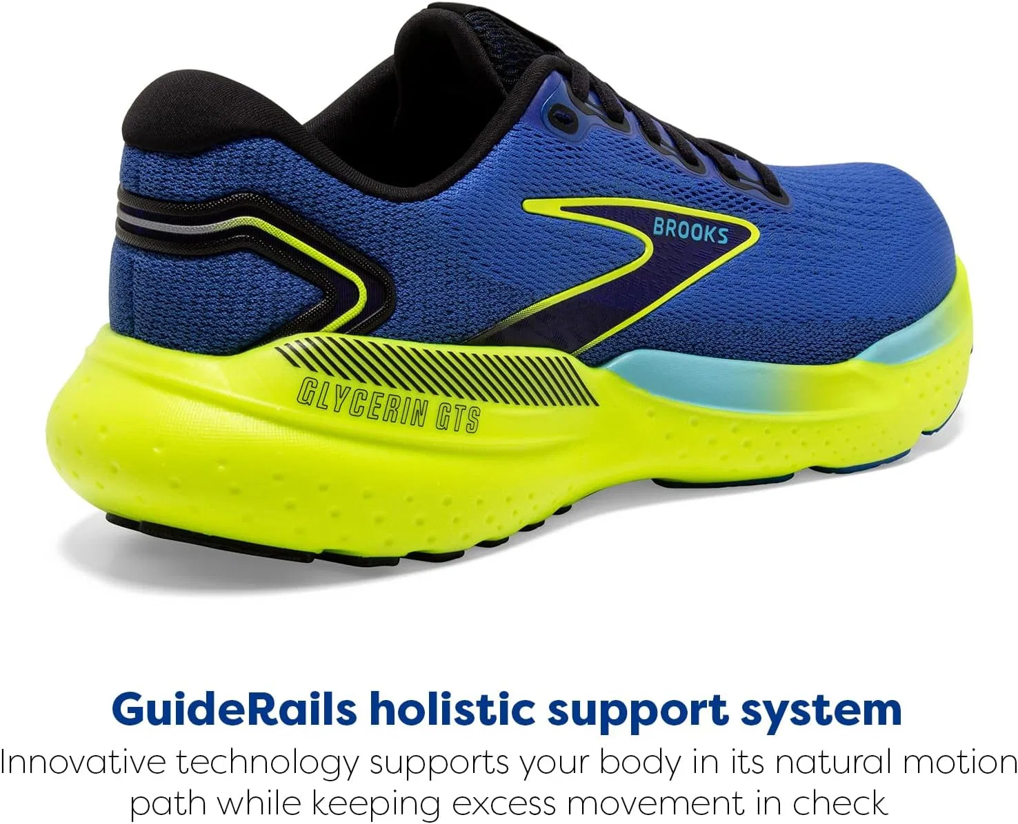 Кроссовки для бега Brooks Glycerin GTS 21, синий/черный — фото 3