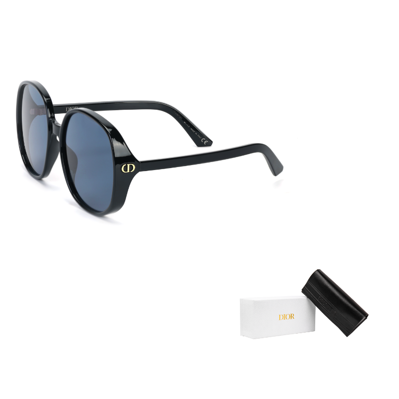 

DIOR Пластиковые квадратные очки для женщин, Black