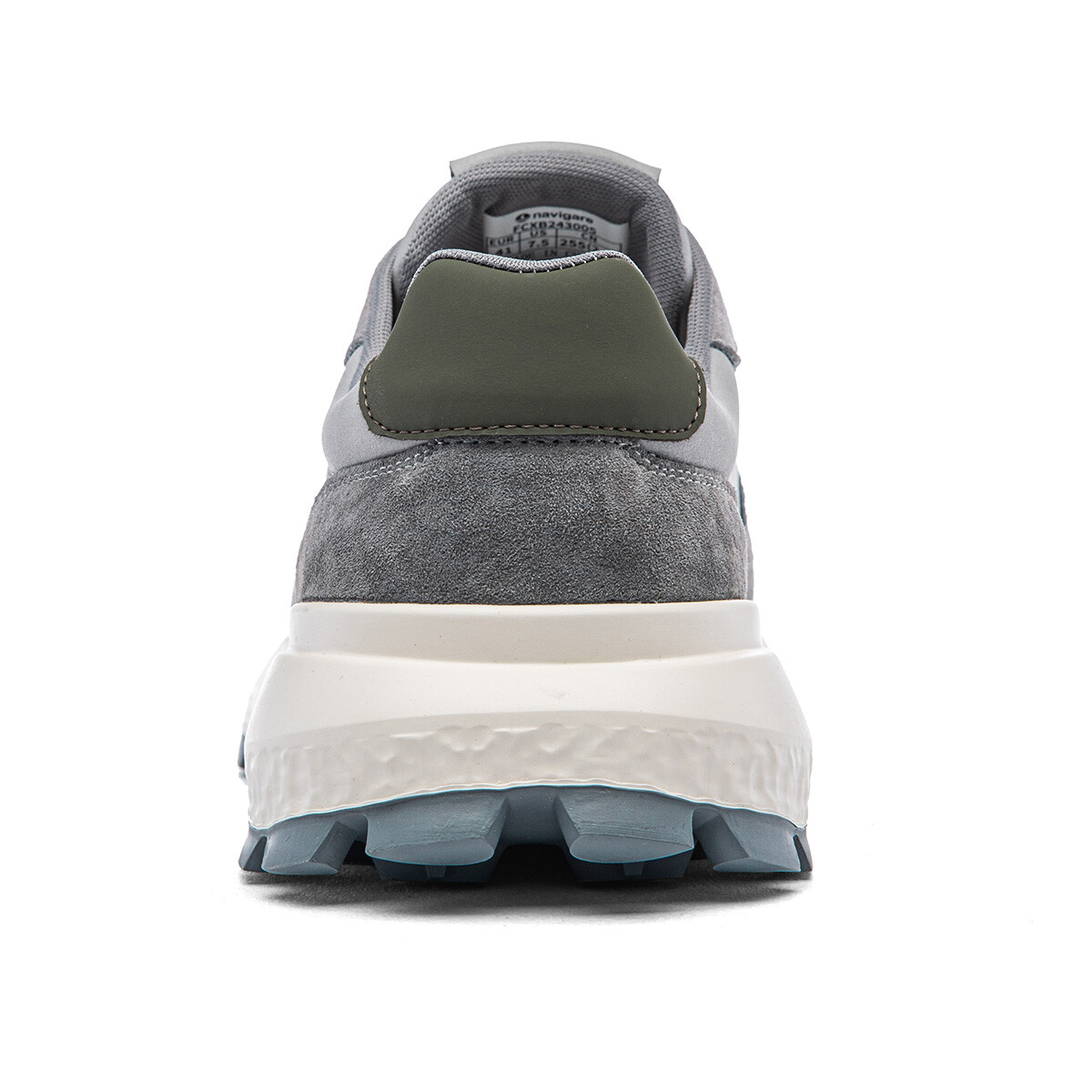 Кроссовки NAVIGARE Lifestyle Shoes Men Low-top, серый/черный — фото 4