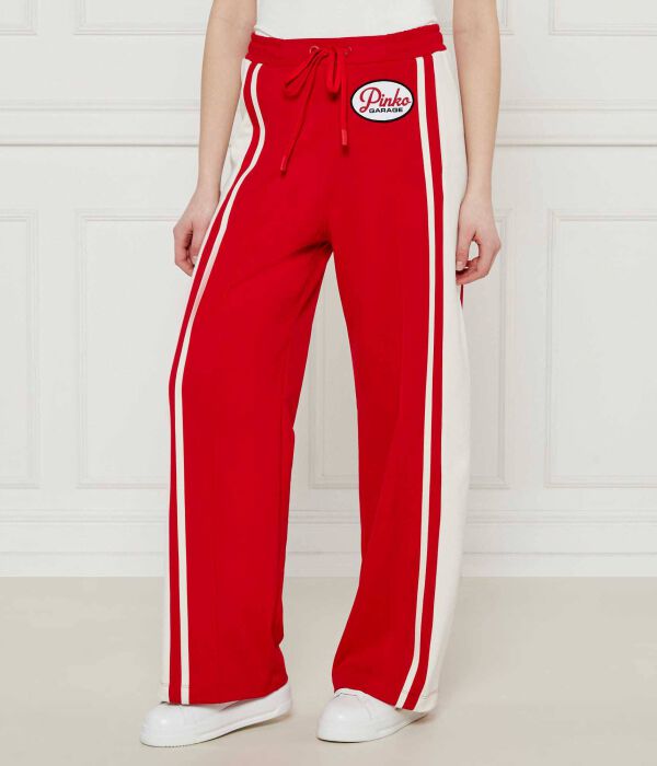 

Брюки джейкоб Relaxed fit Pinko, красный