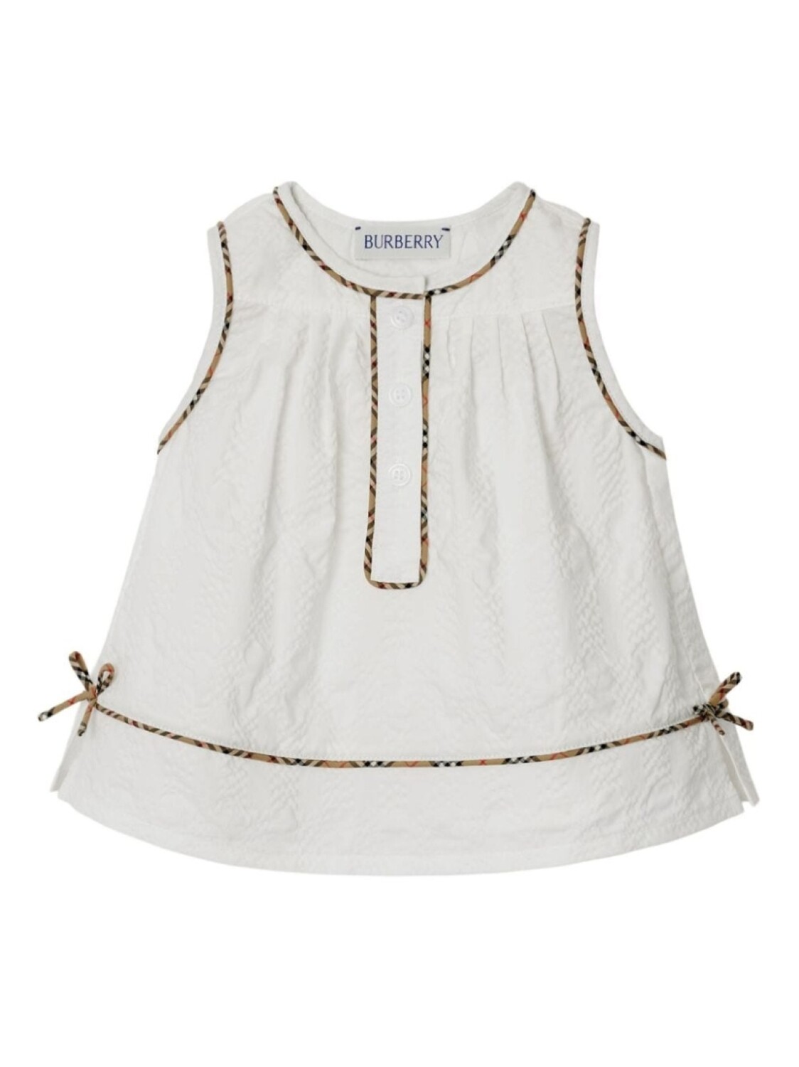 

Burberry Kids комплект из топа и шортов, белый