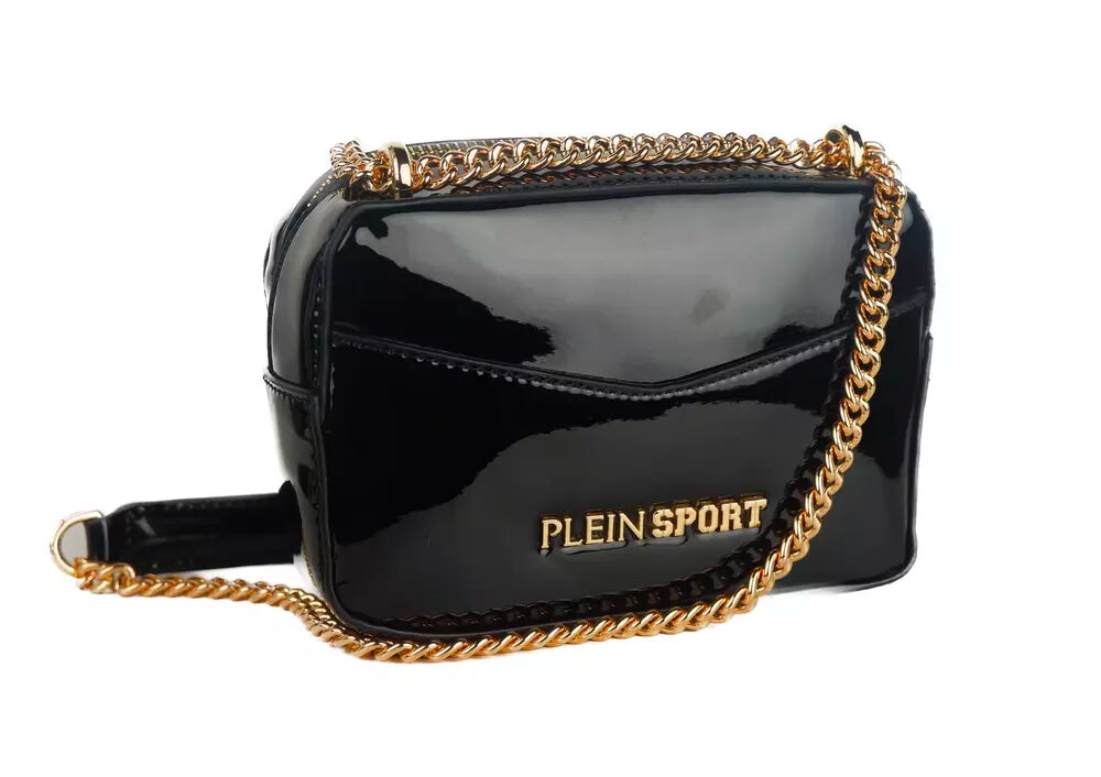 

Полиэтиленовая женская сумка через плечо Plein Sport, черный