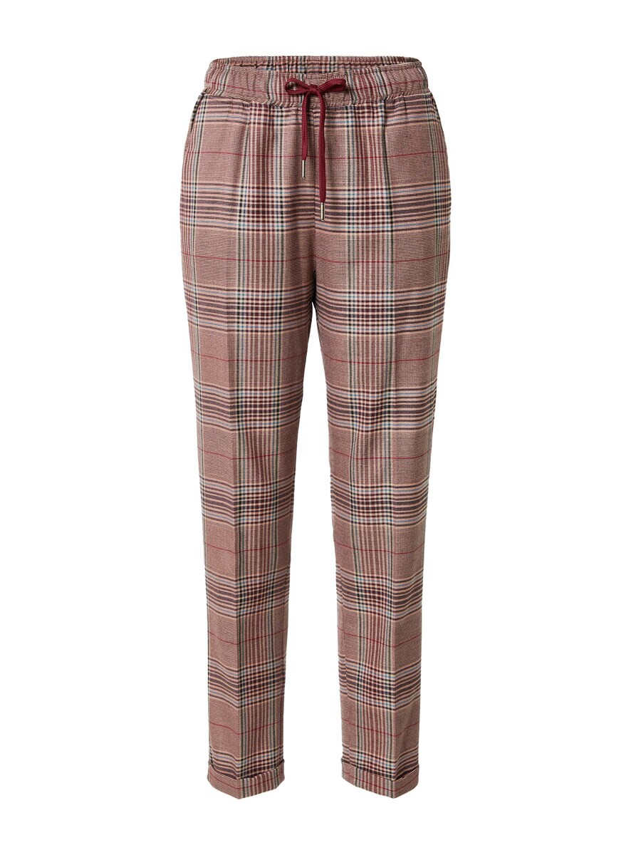 

Брюки MORE & MORE Tapered Pleated Pants, бордовый