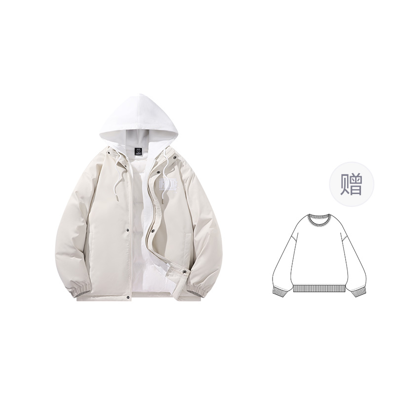 

FIDO DIDO Унисекс пуховик, Apricot (Comes with Sweatshirt)