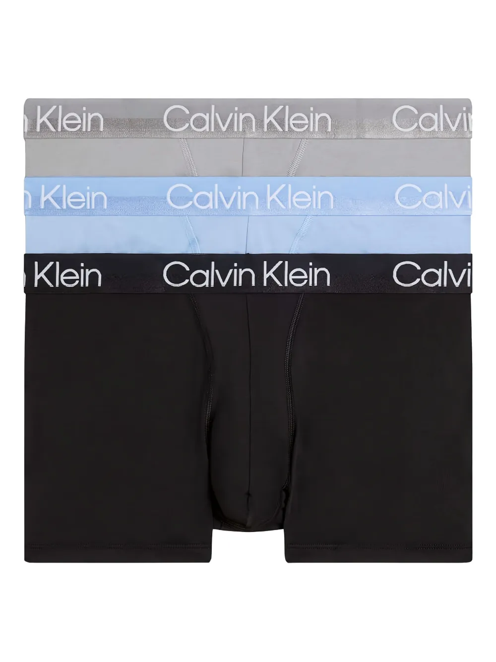 

Комплект из трех боксеров с логотипом Calvin Klein, черный