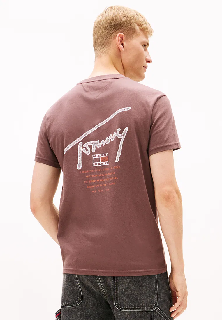 Футболка с круглым вырезом, с логотипом, Tommy Jeans Tommy Hilfiger, черный — фото 2