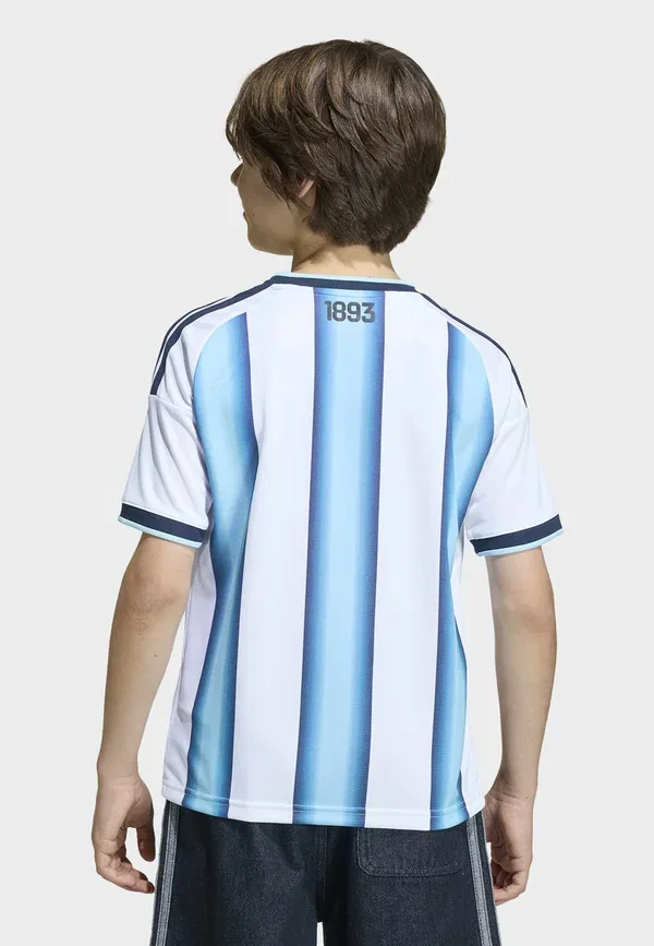 Футболка Adidas Performance Argentina 26 home national team wear, белый ледяной голубой — фото 3