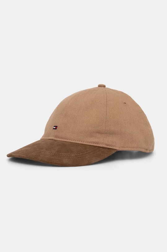 

Хлопковая кепка с козырьком Tommy Hilfiger, коричневый