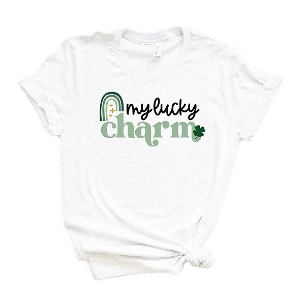 

Футболка с коротким рукавом My lucky charm Simply Sage Market, White