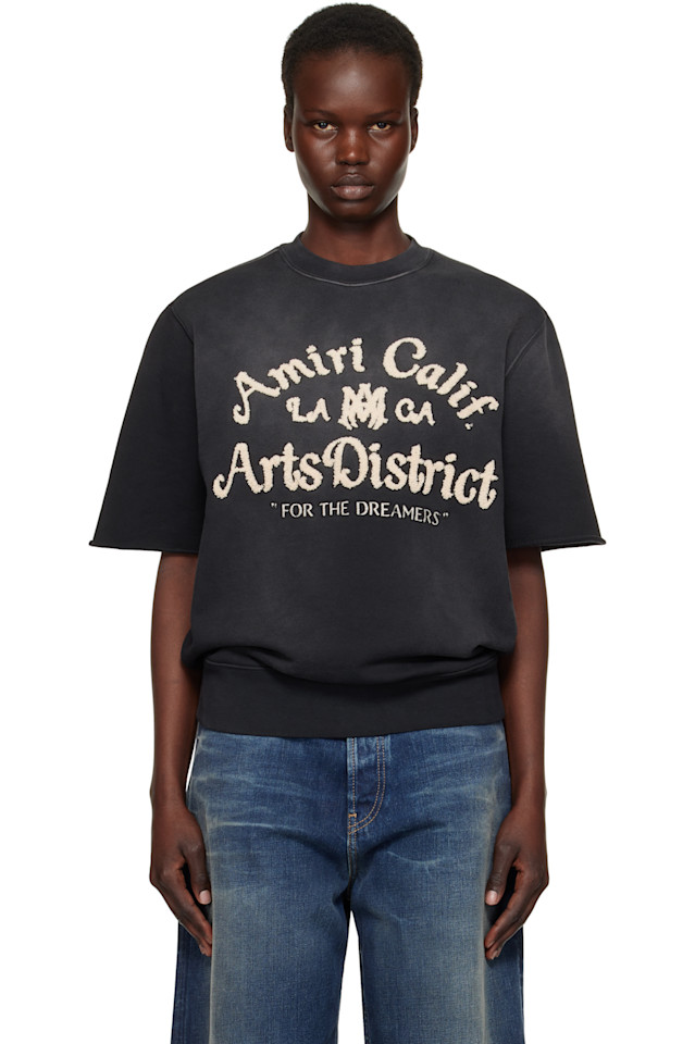 

Футболка с коротким рукавом Amiri Arts District Amiri, черный