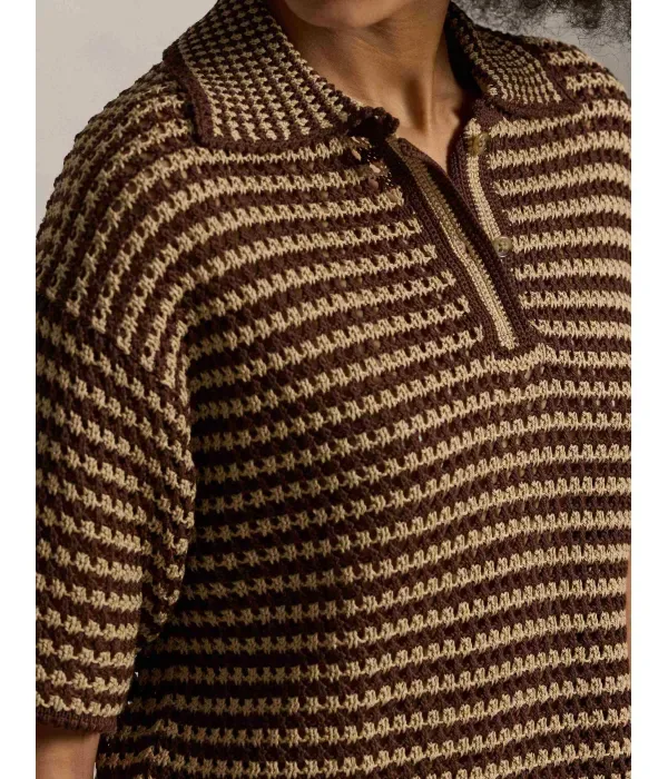Полюс relaxed fit Polo Ralph Lauren, коричневый — фото 4