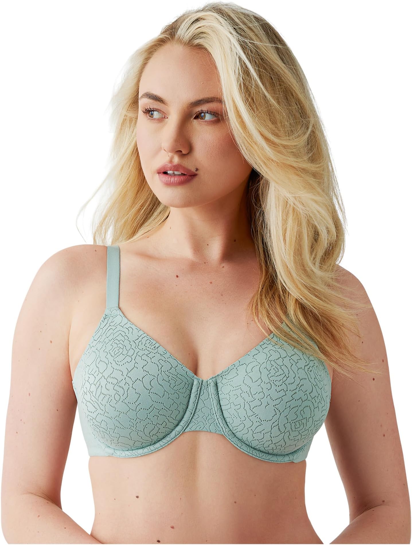 

Бюстгальтер Wacoal Inside Job Underwire Bra, цвет Iceberg Green