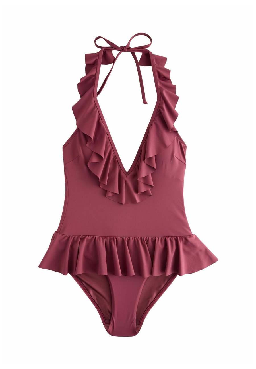

Купальник Next RUFFLE HALTERNECK PEPLUM PLUNGE TUMMY CONTROL, Burgundy Red/Dark Red, Красный, Купальник Next RUFFLE HALTERNECK PEPLUM PLUNGE TUMMY CONTROL, Burgundy Red/Dark Red
