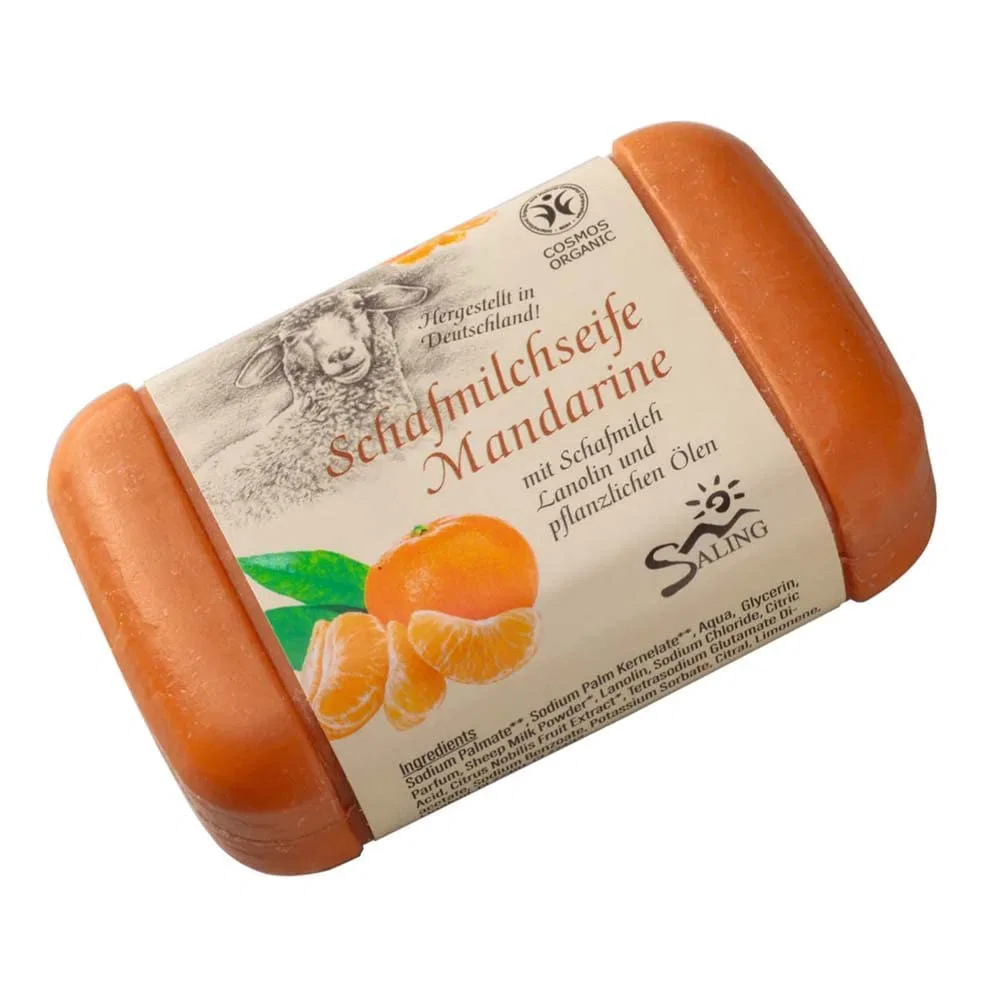 Мыло с овечьим молоком и мандарином 100 г, 10 шт. от Saling Saling