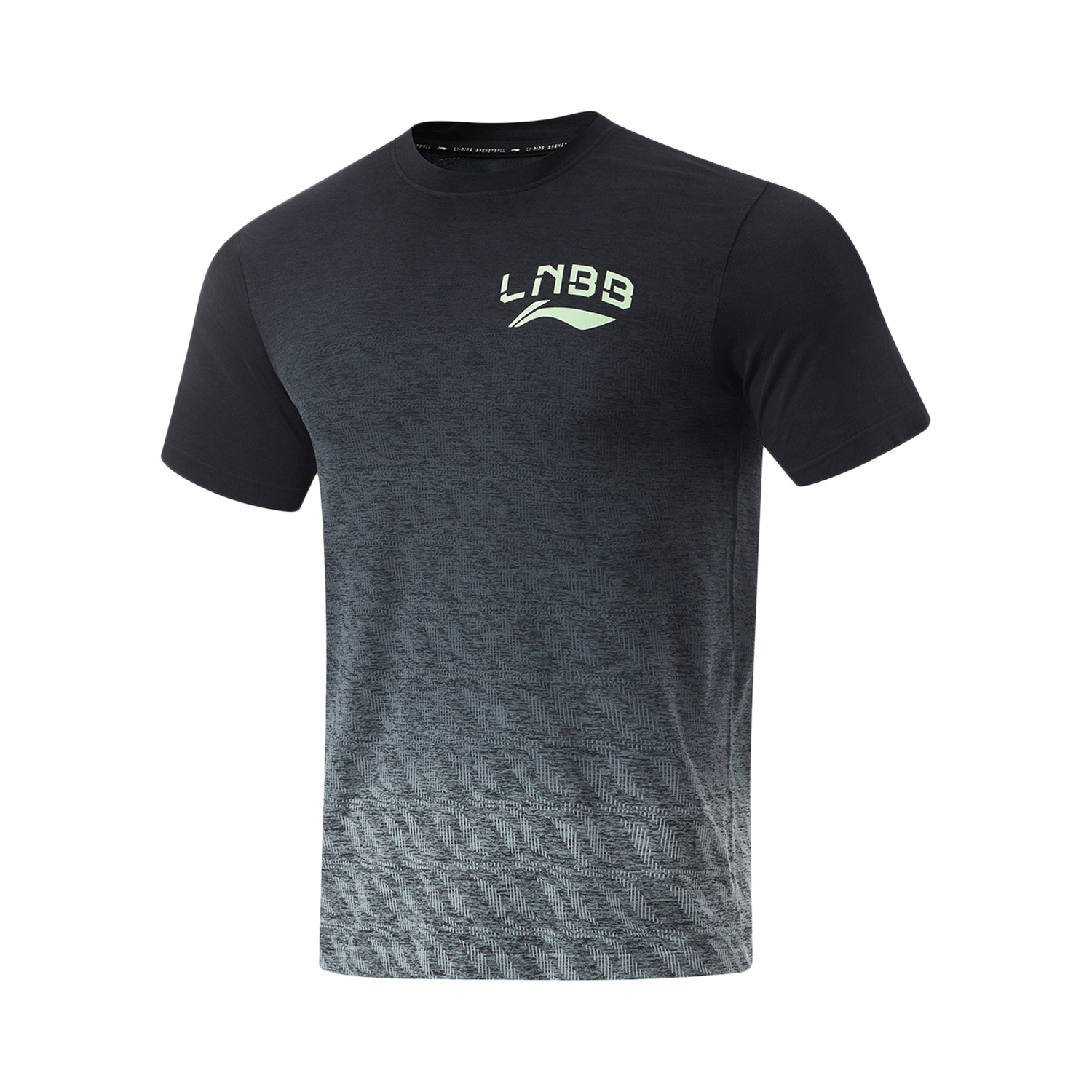 

Футболка LiNing CBA Collection мужская черная/серо-голубая