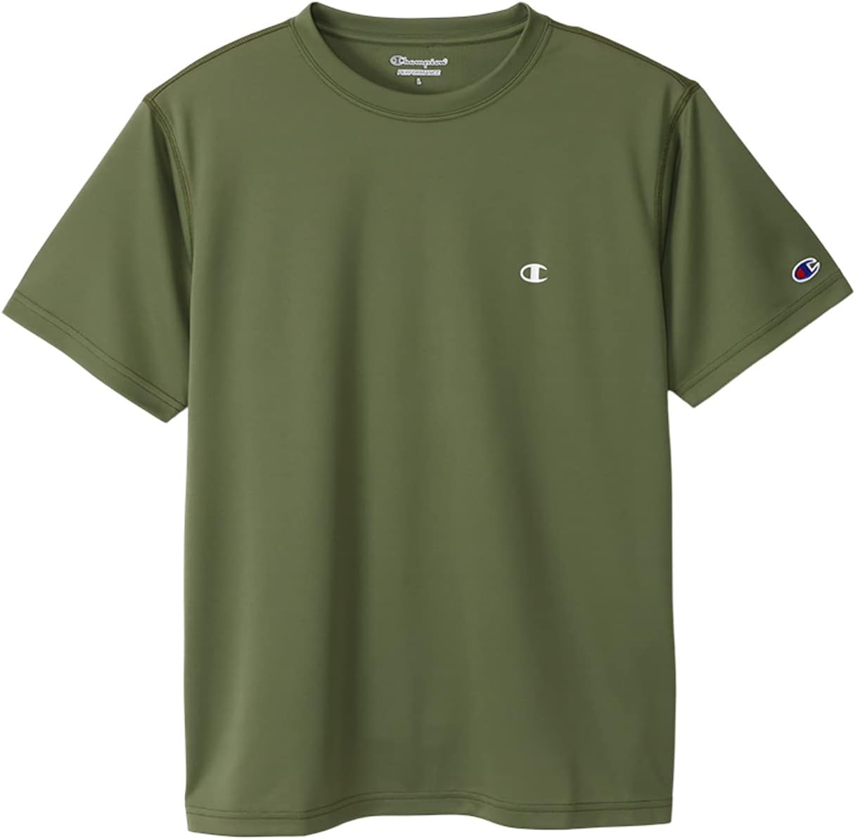 

Мужская футболка с коротким рукавом Champion C8-TS310, футболка с коротким рукавом, круглый вырез, зеленый