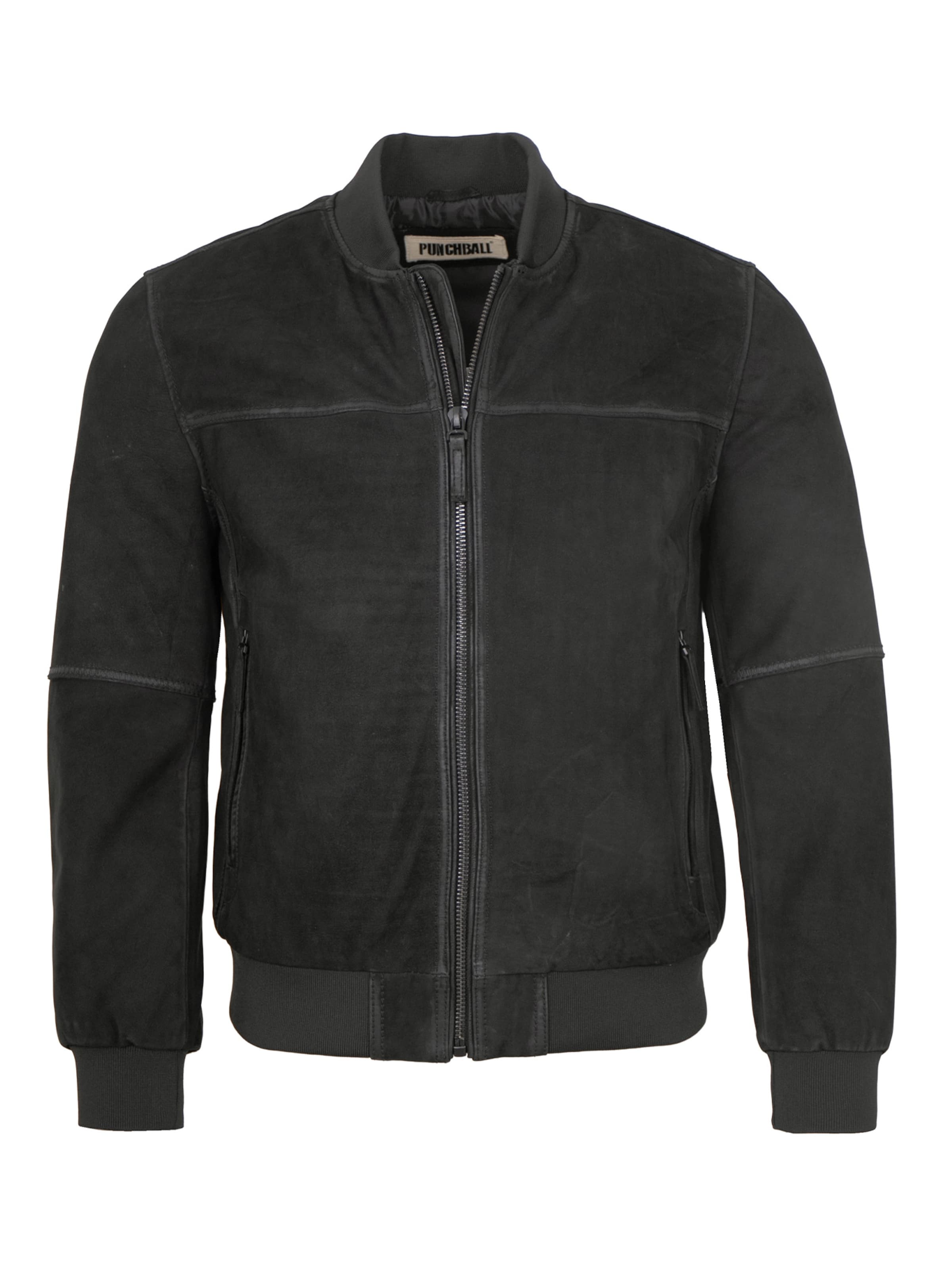 

PUNCHBALL Куртка межсезонная 'College' в черном цвете