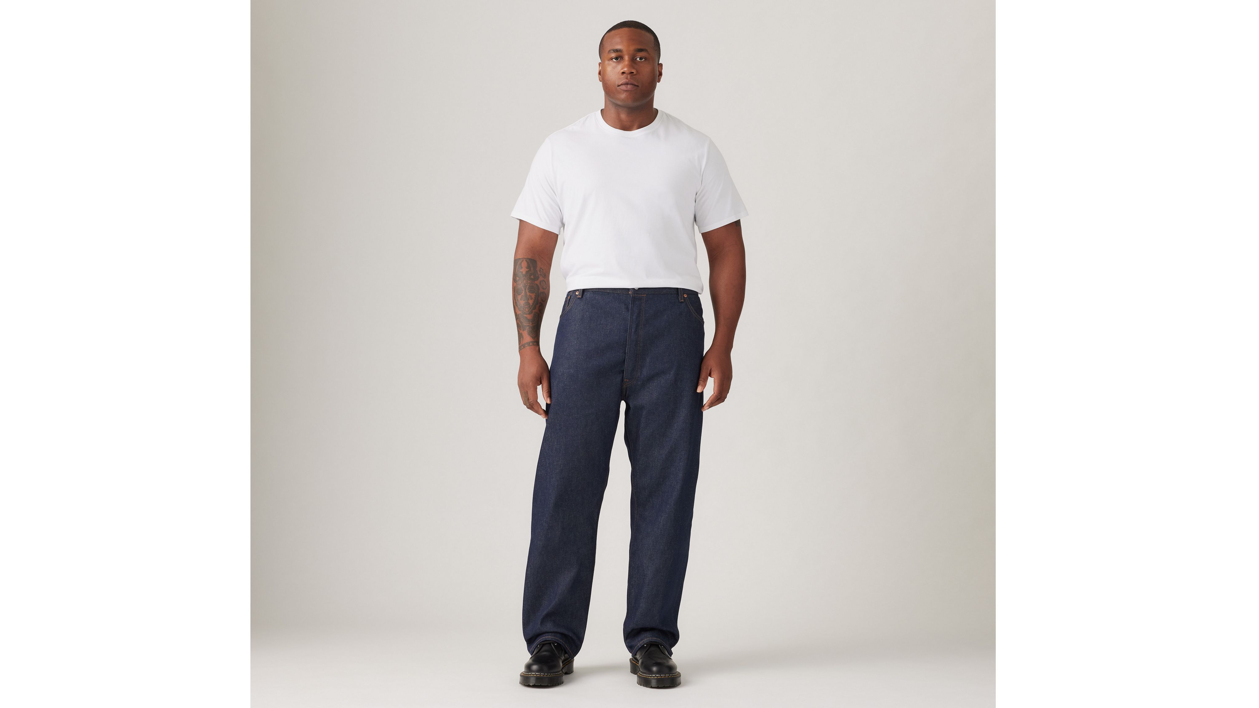 

Мужские джинсы 501 Shrink-to-Fit (для больших и высоких) Levi's, цвет Rigid - Dark Wash - Non Stretch