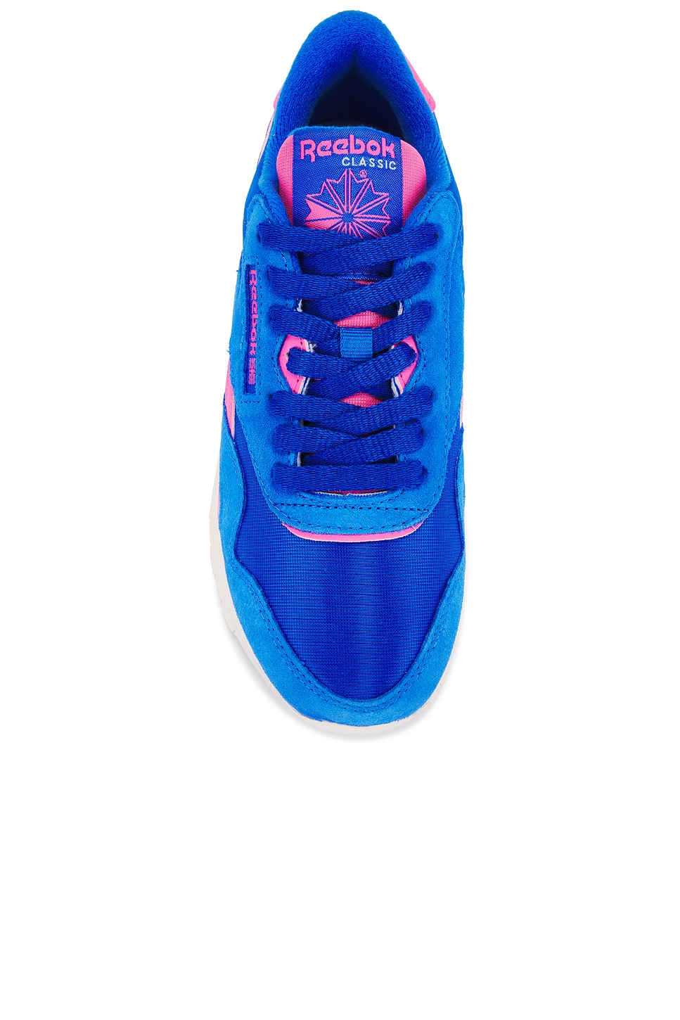 Классические нейлоновые кроссовки Reebok, optimum blue, true pink & chalk — фото 4