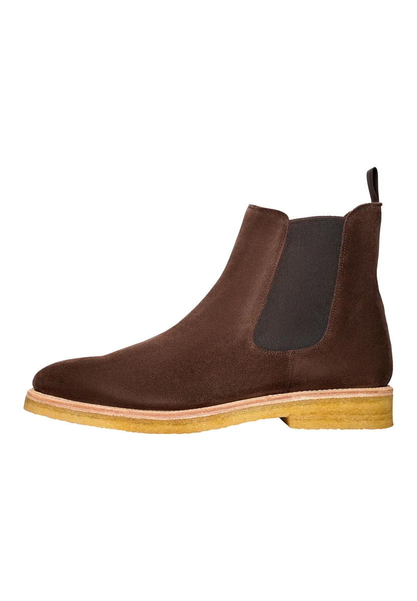 

Ботинки челси Henry Stevens "Marshall CB business Shoes", мужские ботинки челси кожаные ручной работы, ботильоны, коричневый