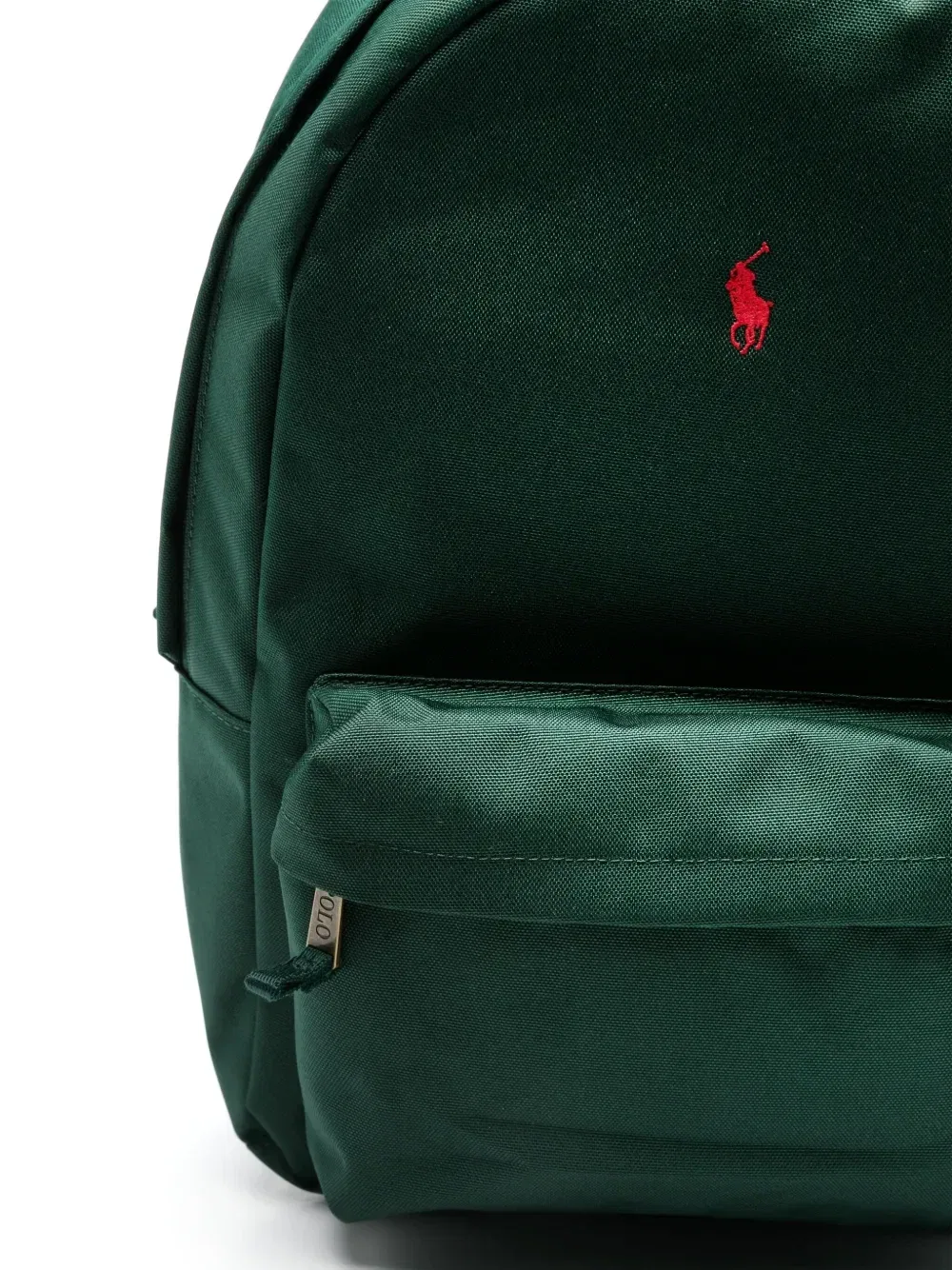 Рюкзак Polo Ralph Lauren Kids с вышивкой Polo Pony, зеленый — фото 3