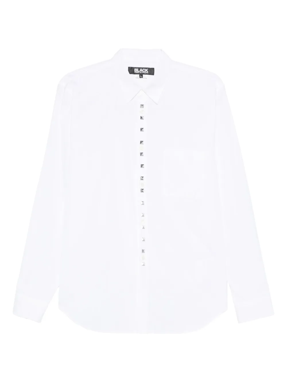 

Хлопковая рубашка Black Comme Des Garçons, белый