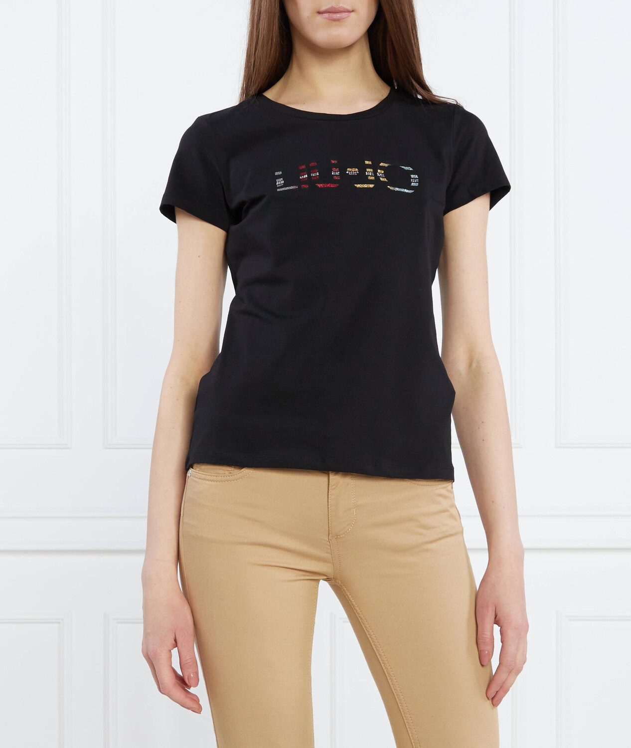 

Футболка Liu Jo Sport regular fit, черный