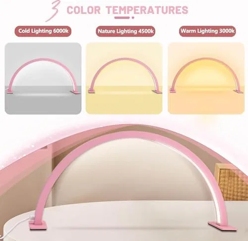 Настольная светодиодная лампа «Crescent Moon Light» от TwoWin Twowin, Pink — фото 2