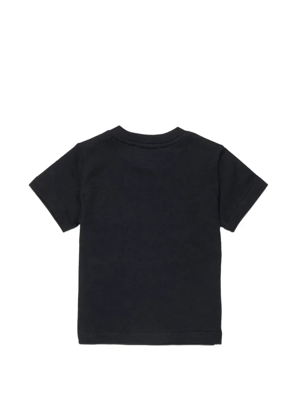 Футболка с логотипом и пуговицами на плече DSQUARED2 KIDS, черный — фото 2