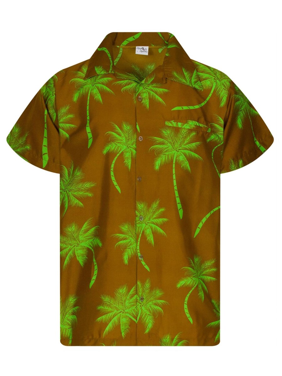 

Рубашка King Kameha Palmshadow, цвет Mustard