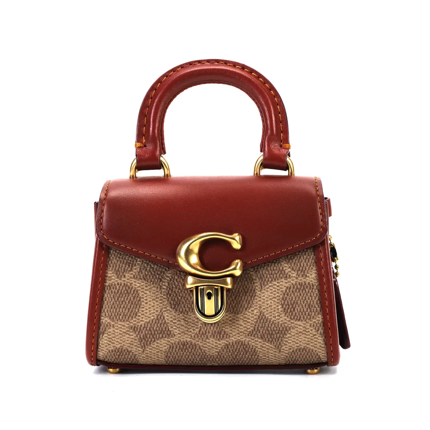 

Sammy Canvas With Leather DaiFeng Handbags Mini Women's Khaki And Brown COACH