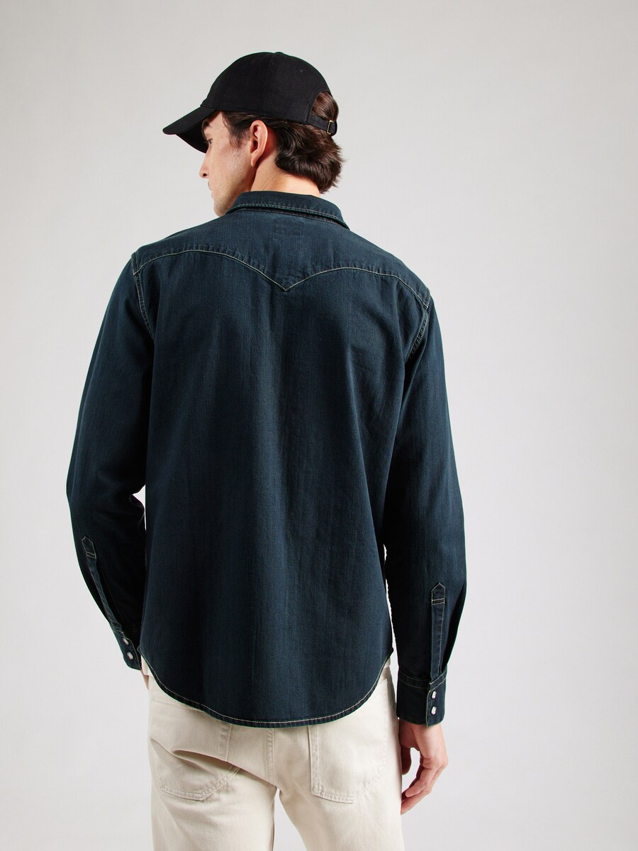 Рубашка на пуговицах классического кроя LEVI'S  Barstow Western Standard Shirt, черный — фото 4