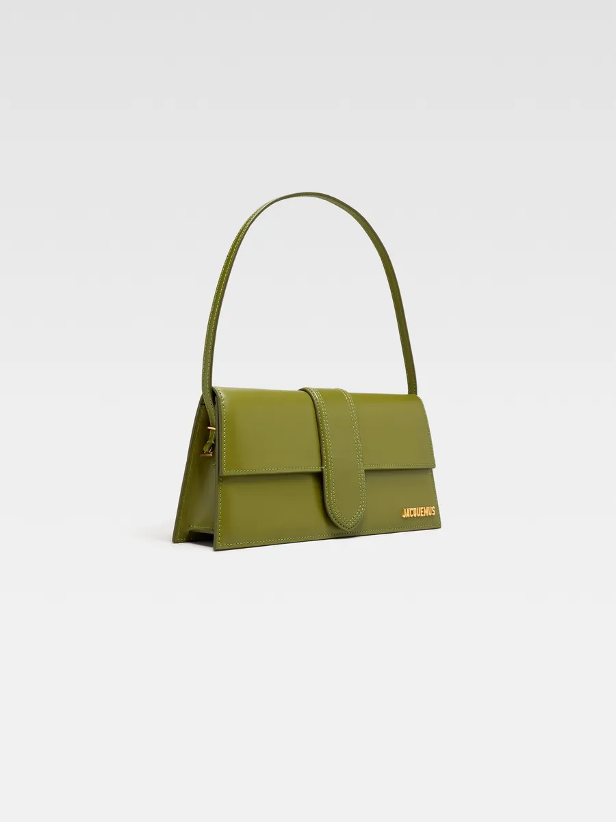 

Длинная сумка с клапаном Ле Бамбино Jacquemus, хаки