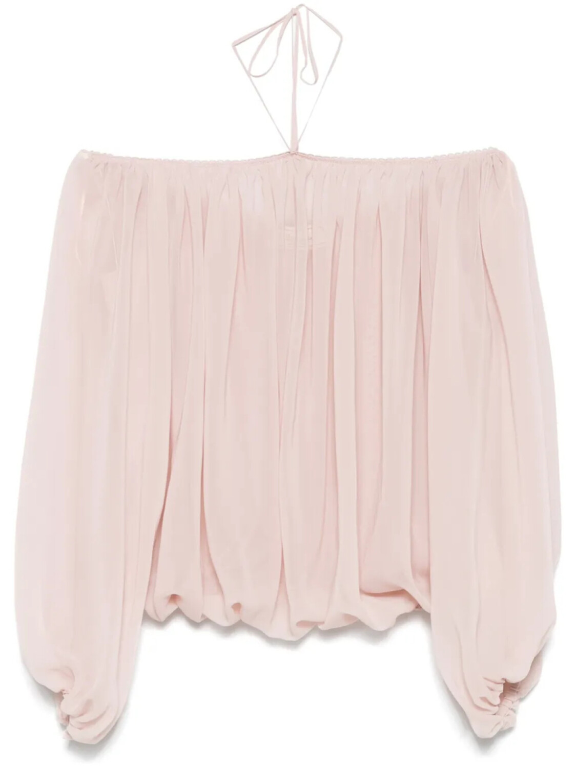 

Blumarine креповая блузка, розовый