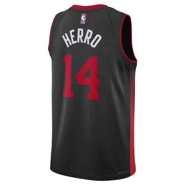 Майка Nike Dri-FIT NBA Swingman Jersey 2023/24 City Edition 'Miami Heat Tyler Herro', черный — фото 2
