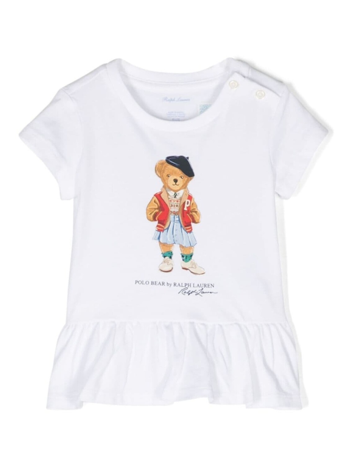 

Ralph Lauren футболка с принтом Polo Bear, белый