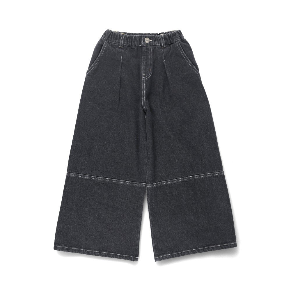 Заправленные широкие джинсы Branshes, Charcoal Gray — фото 2