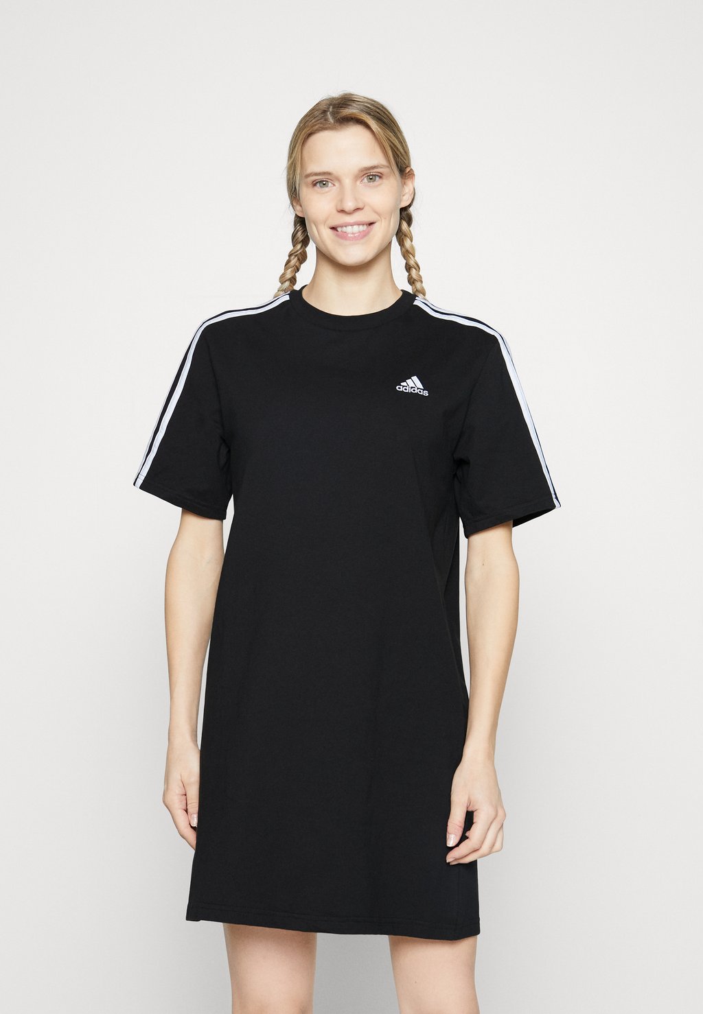 

Платье из джерси Adidas, черный