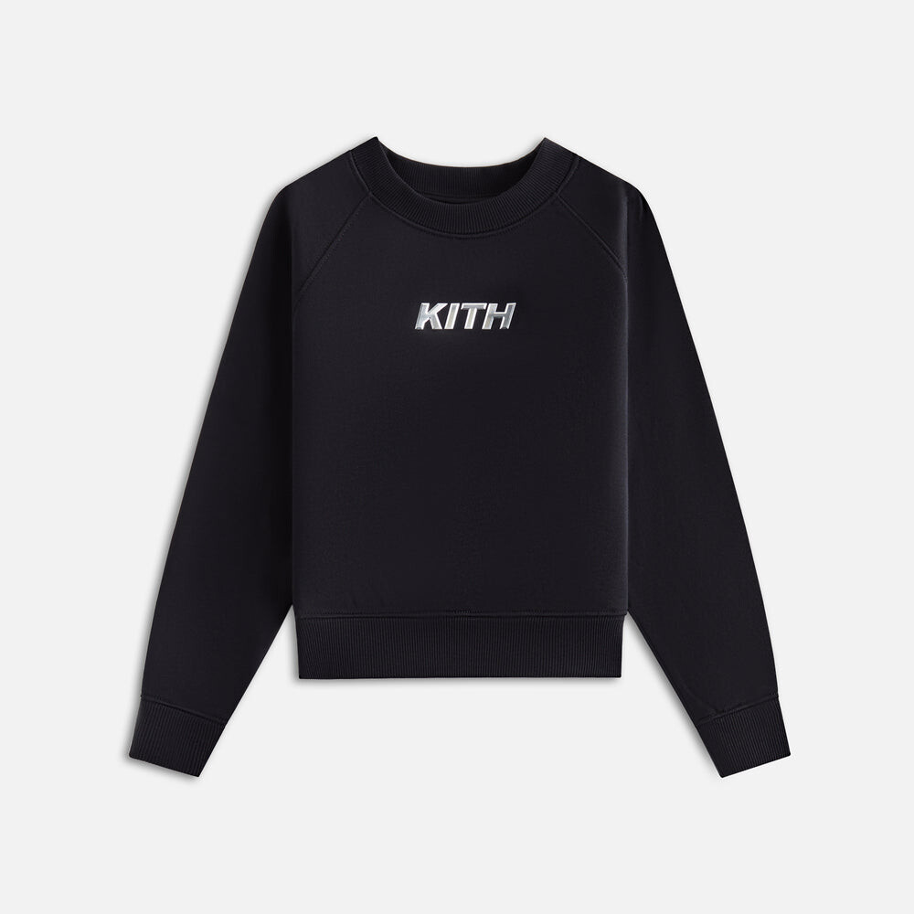 

Свитер Kith Kids Novelty Logo Raglan Liam Crewneck, черный