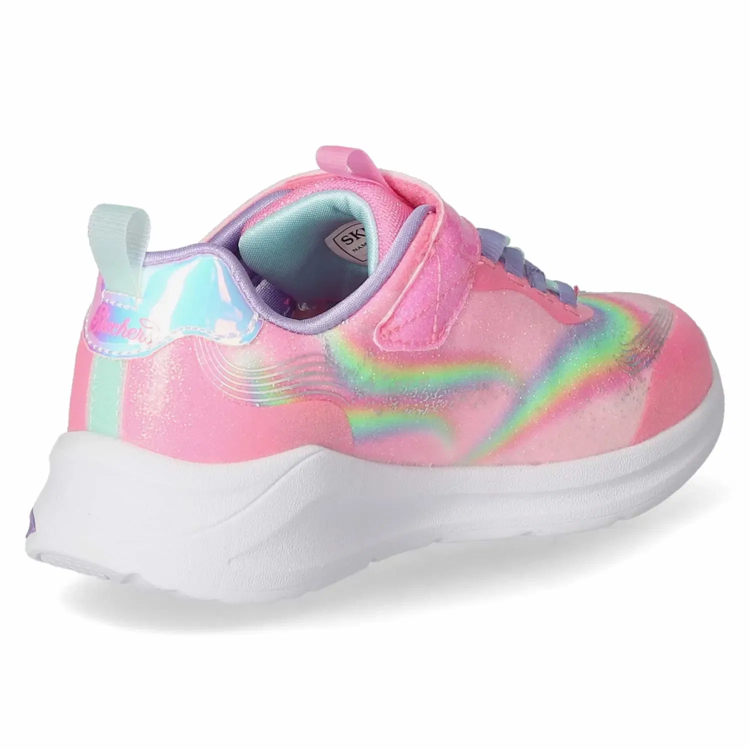 Кроссовки низкие с подсветкой Skechers, розовый — фото 4