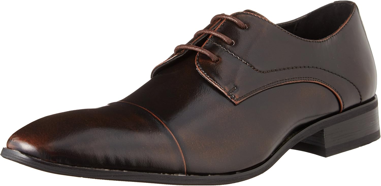 

Классические туфли на шнуровке с имитацией застежки Mm/One, темно-коричневый